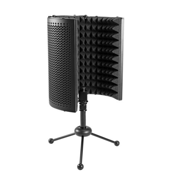 OMNITRONIC AS-04 Pöytämikrofonin Vaimennusjärjestelmä, Mukana taitettava Jalusta