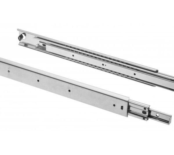 Teleskooppikisko VAHVA 100kg kuulalaakerikisko - 53/19,5mm, sivukiinnitteinen - monta pituutta - Solina PROslide GTV