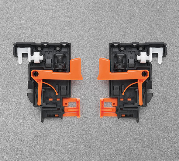 Piiloliuku / hidastinkiskot puulaatikolle SALICE - 500mm - full extension - Image 2