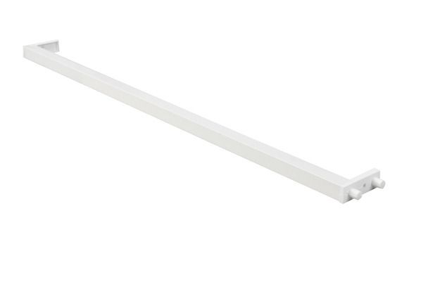 Sidelista astiakaappiin - valkoinen alumiini - Monta pituutta