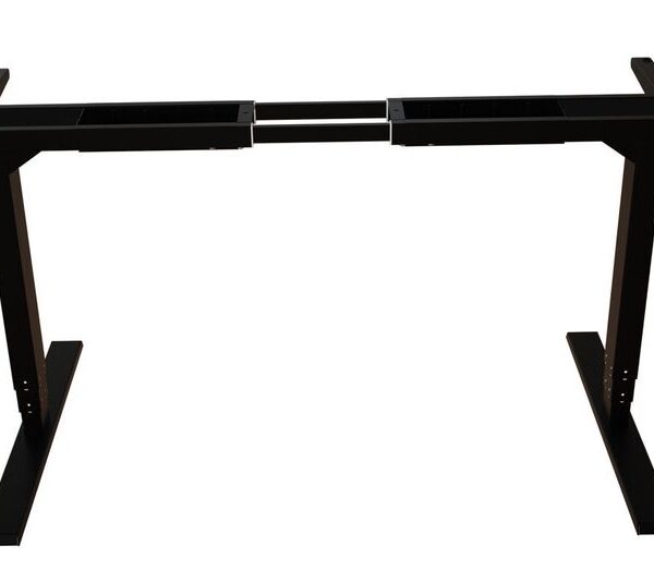 Sähkösäätöpöytä 2-jalkainen - musta tai valkoinen