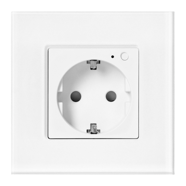 Tuya Smart Wi-Fi pistorasia älykotiin - valkoinen lasi