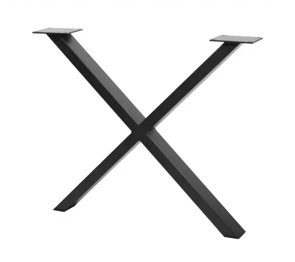 Pöydänjalka X - k710mm L820mm - musta