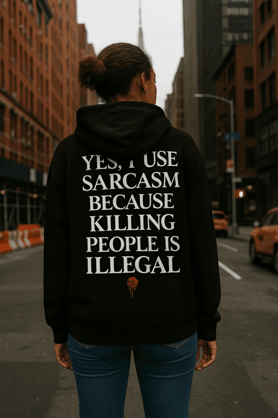 Sarcasm Enthusiast hoodie