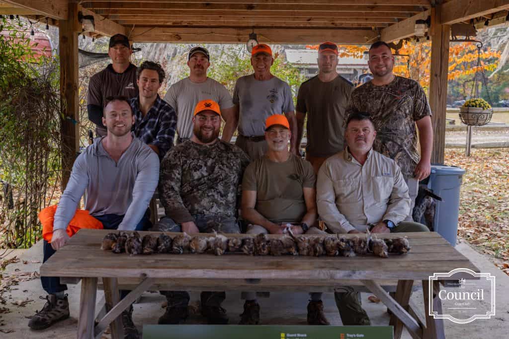 Group of hunters Hunters during The Council Gun Club Annual Hunt