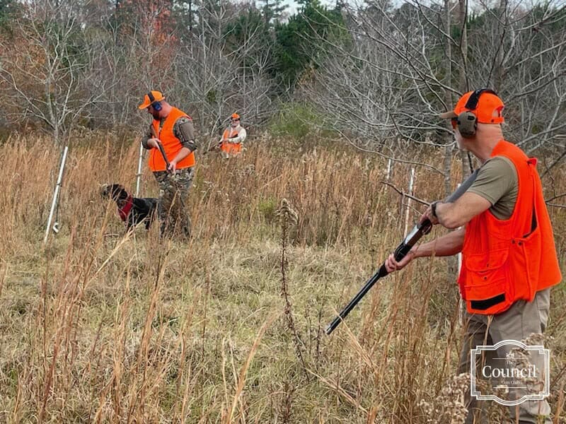 Group of hunters Hunters during The Council Gun Club Annual Hunt