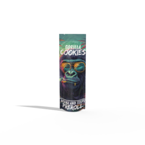 Herbz and Terpz Pre-One Preroll of 1gram Nice flavor of Gorilla CookiesRoll Gorilla Cookies