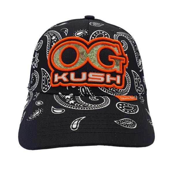Paisley OG Kush Snapback Hat – Glow in the dark