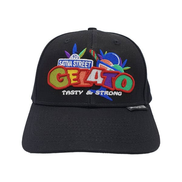 Gelato "Sativa Street" Strapback Hat BLACK