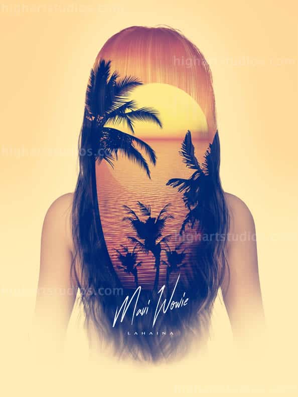 Maui Wowie (Girl) Canvas 60 x 80