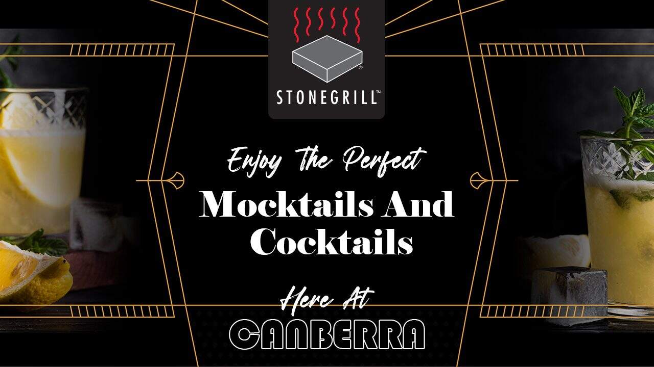 Enjoy The Perfect Mocktails And Cocktails Here At Canberra.