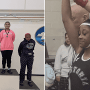 Fostoria athletes celebrating achievements in local sports events.