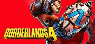 Borderlands Character pointing at you, Borderlands 4 Game Title in foreground