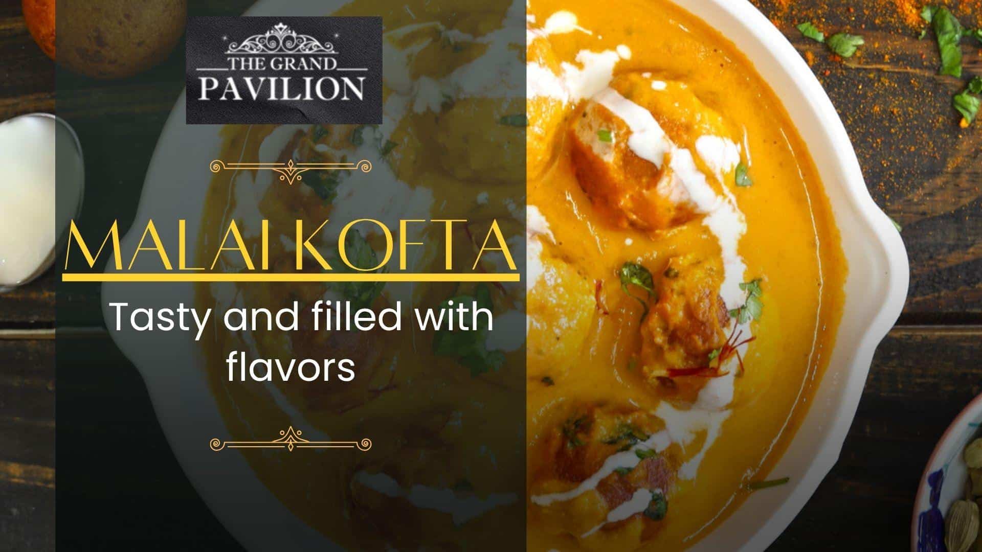 Butter Chicken dish at The Grand Pavilion, showcasing authentic Indian flavors and creamy curry.