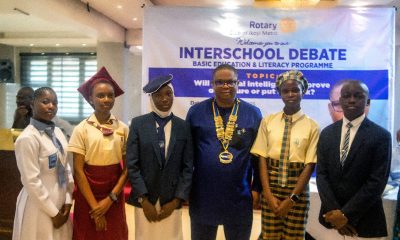 Students debate artificial intelligence at Rotary Club of Ikoyi Metro event in Lagos