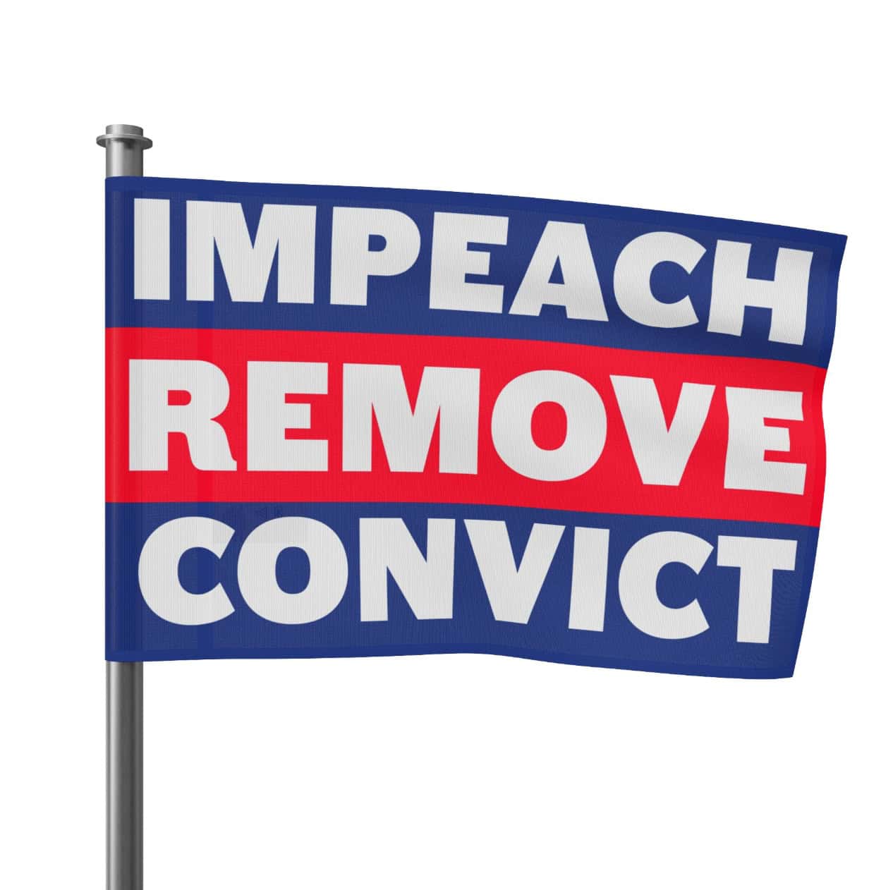 Impeach Convict Remove Flag, Anti Trump