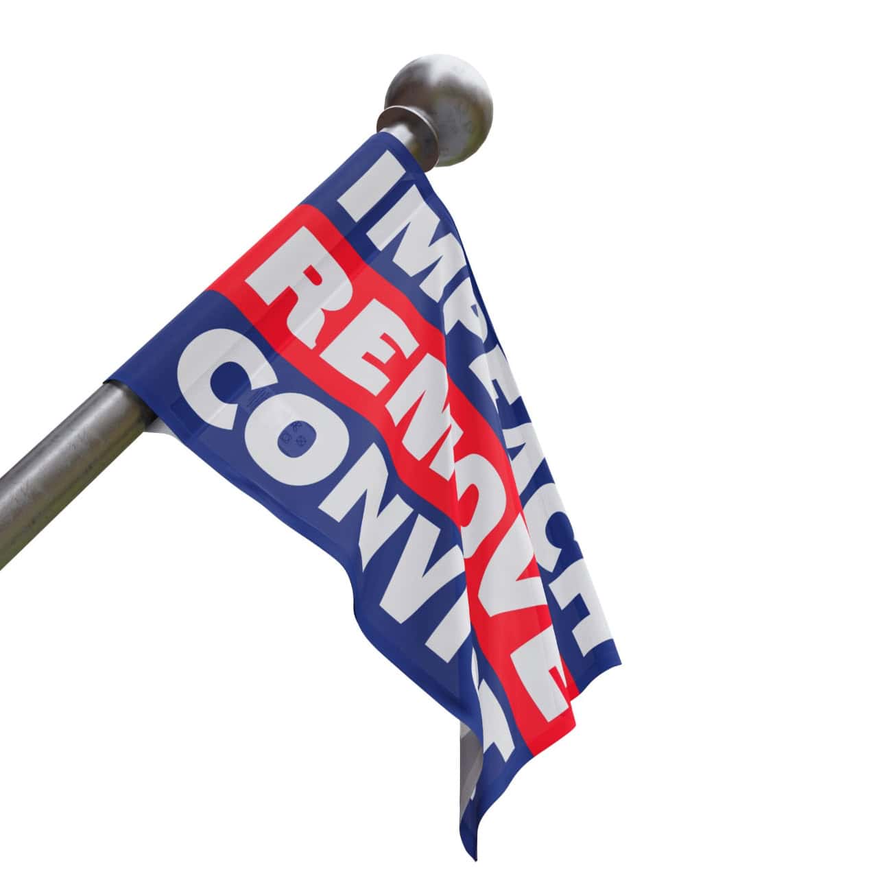 Impeach Convict Remove Flag, Anti Trump
