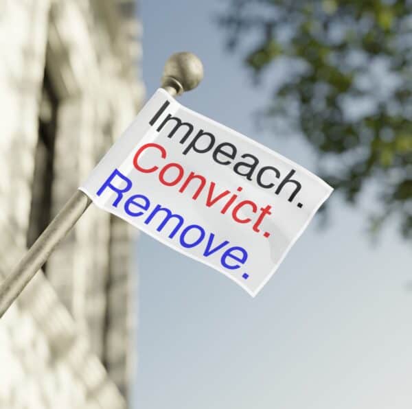 Impeach Convict Remove Flag – Protest Trump