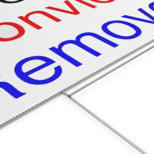 Impeach Convict Remove Yard Sign