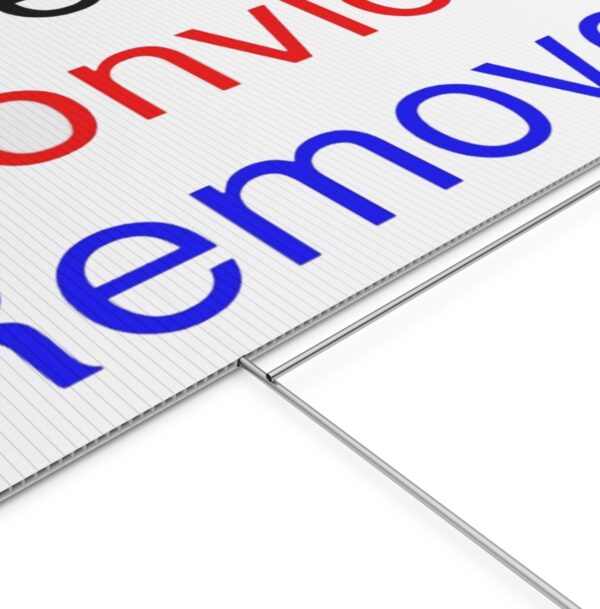 Impeach Convict Remove Yard Sign