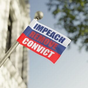 Impeach Remove Convict Flag , Anti-Trump , Anti Maga