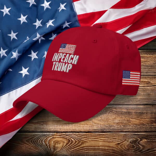Impeach Remove Convict Hat No Kings In America Embroidered Hat