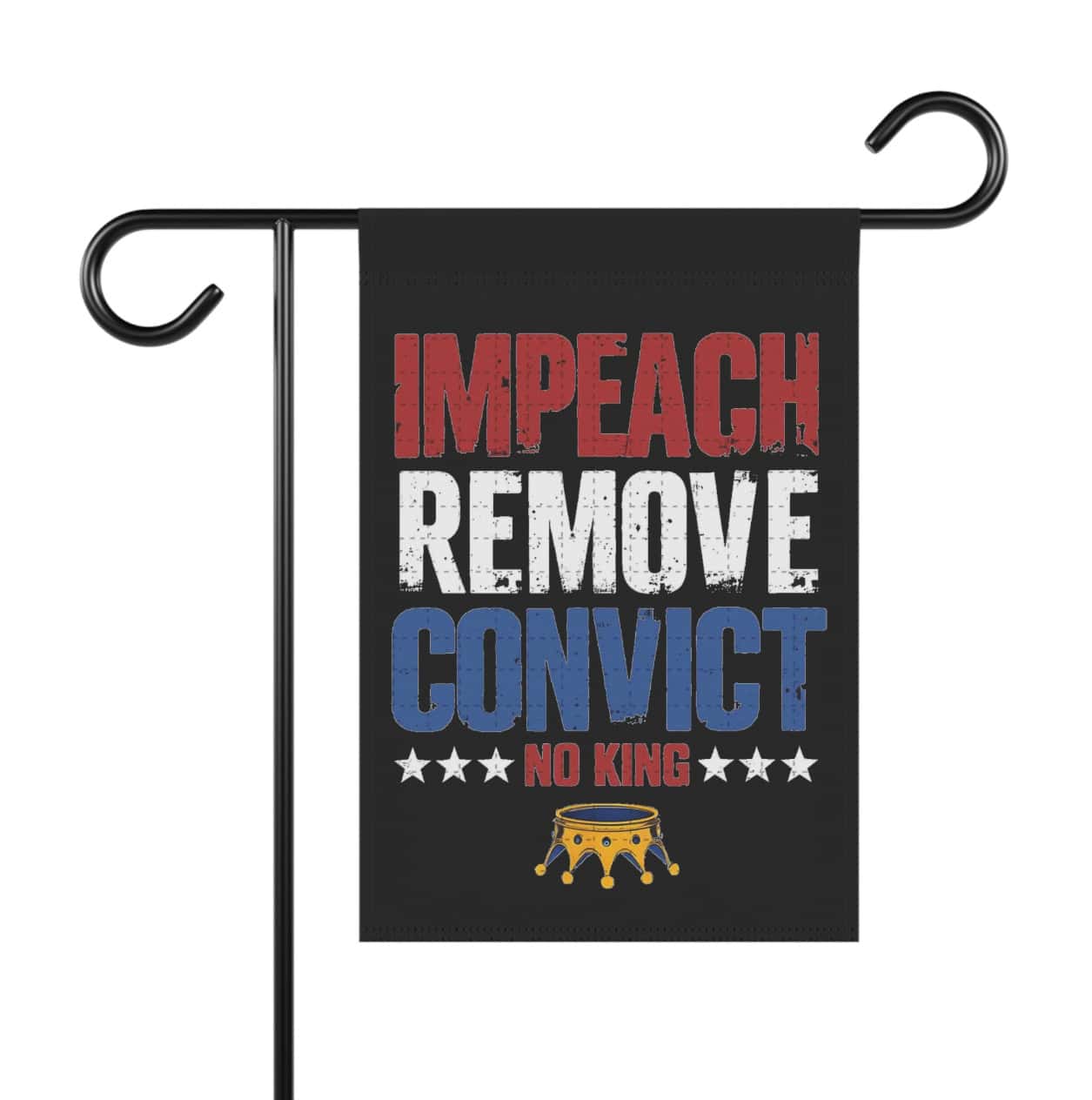 No Kings Impeach Remove Convict Flag, Anti-Trump