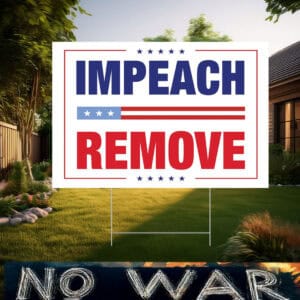 No Kings Impeach Remove Convict Sign