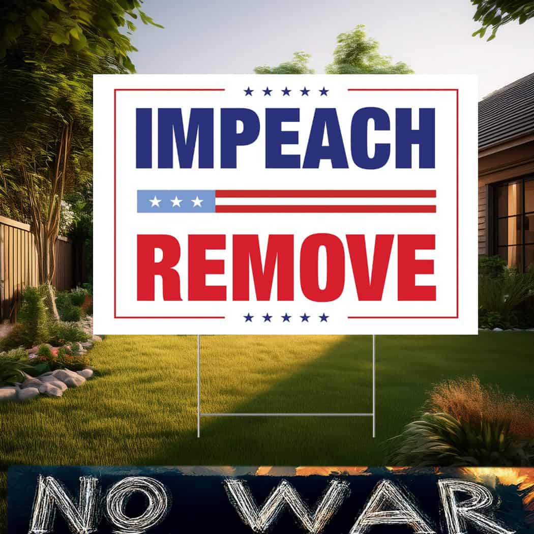 No Kings Impeach Remove Convict Sign