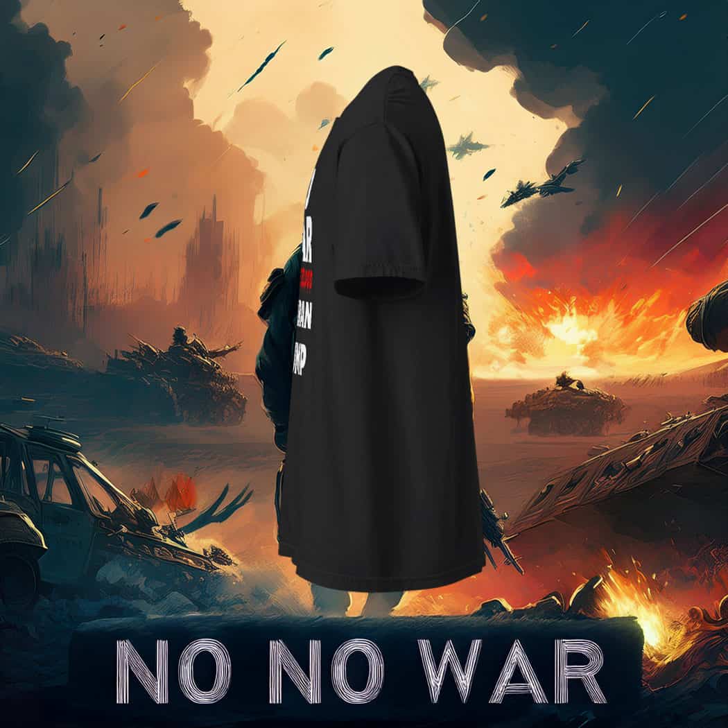 No War No More Blood Not Iran Stop Trump T-Shirt