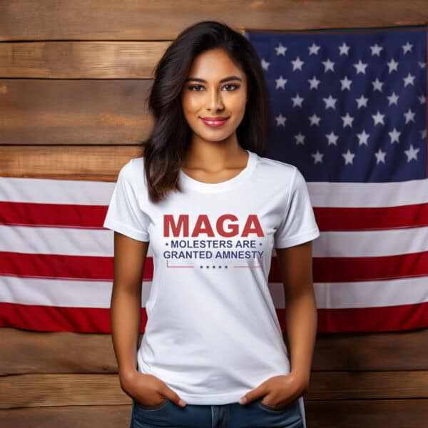 MAGA Molesters Are Granted Amnesty Women T-Shirt