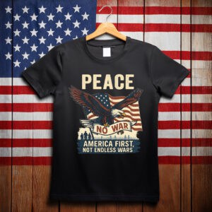 Not Our War America Flag Shirt, Patriotic Anti-War Protest Shirt