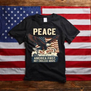 Not Our War America Flag Shirt, Patriotic Anti-War Protest Shirt