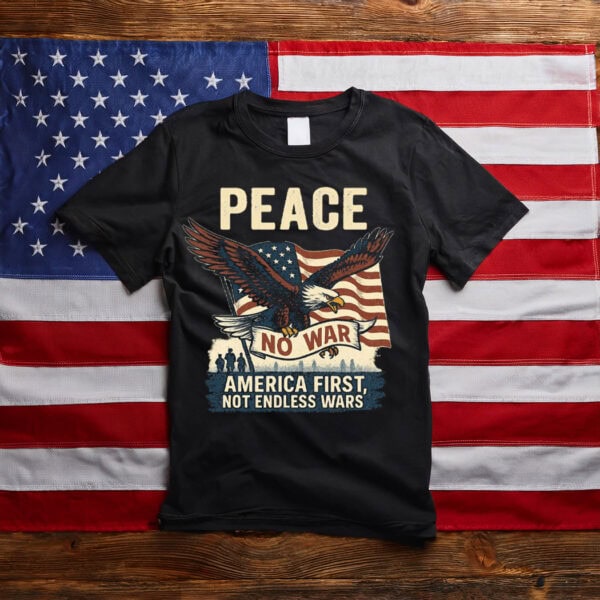 Not Our War America Flag Shirt, Patriotic Anti-War Protest Shirt