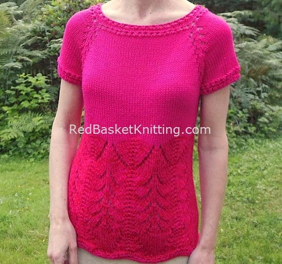 Azalea Top-Down Lace Sweater