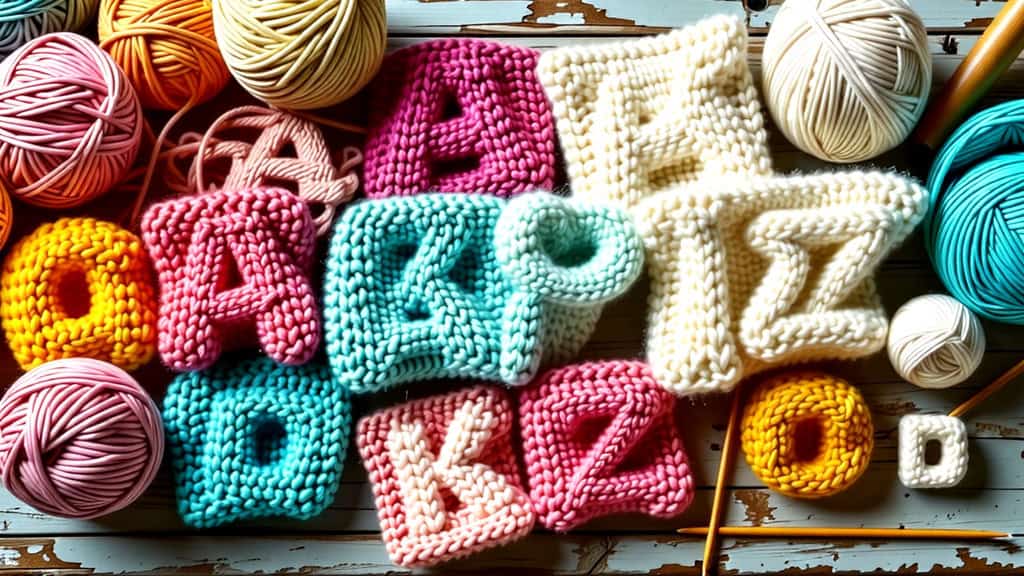 Mastering the 26 Letters of the Alphabet in Dishcloths