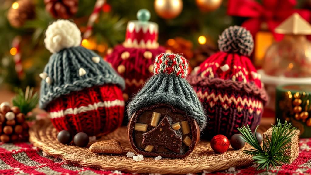 Free Christmas Knitting Patterns For Ferrero Rocher Covers