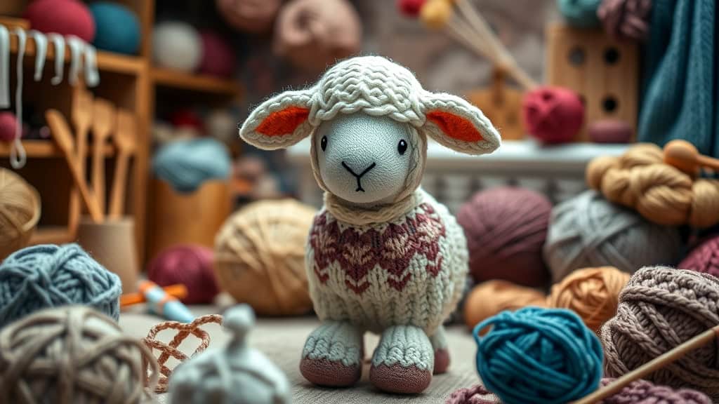 Moss the Sheep Knitting Pattern
