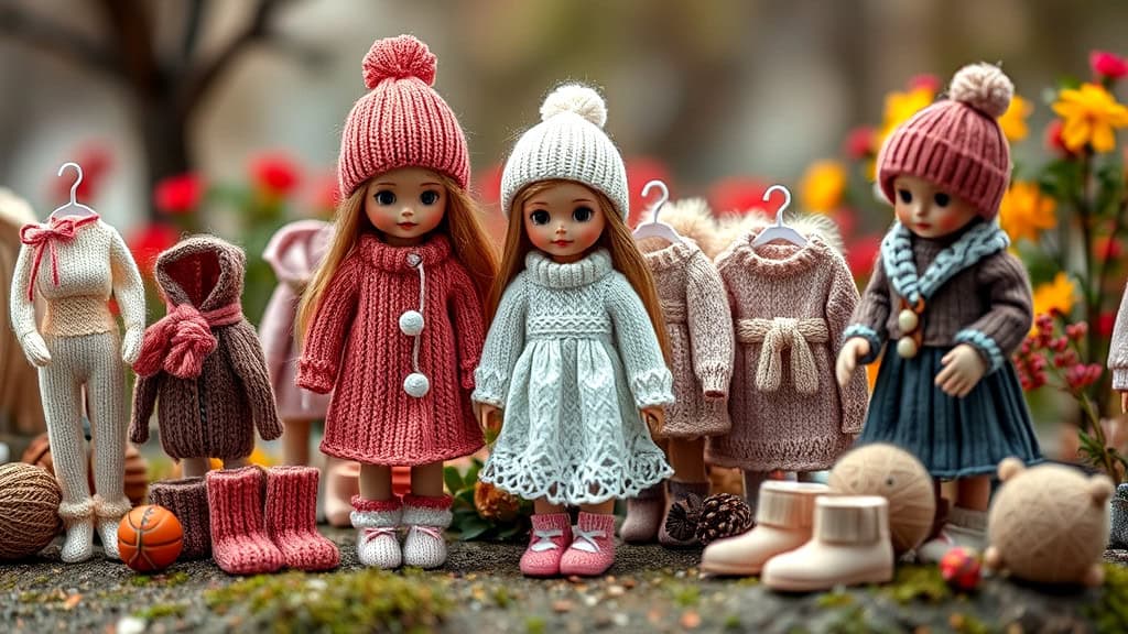 Doll Accessories Knitting Patterns