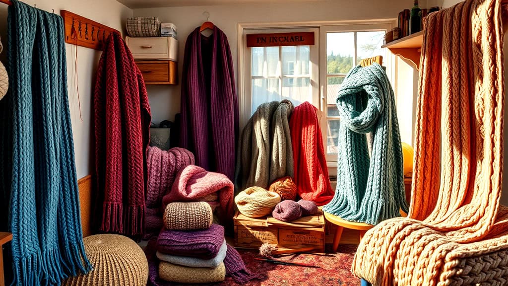 Popular Ribbed Scarf Variations