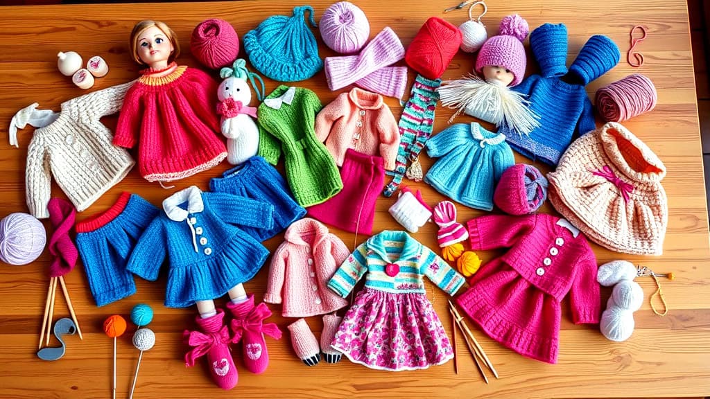 18 Doll Knitting Patterns Free