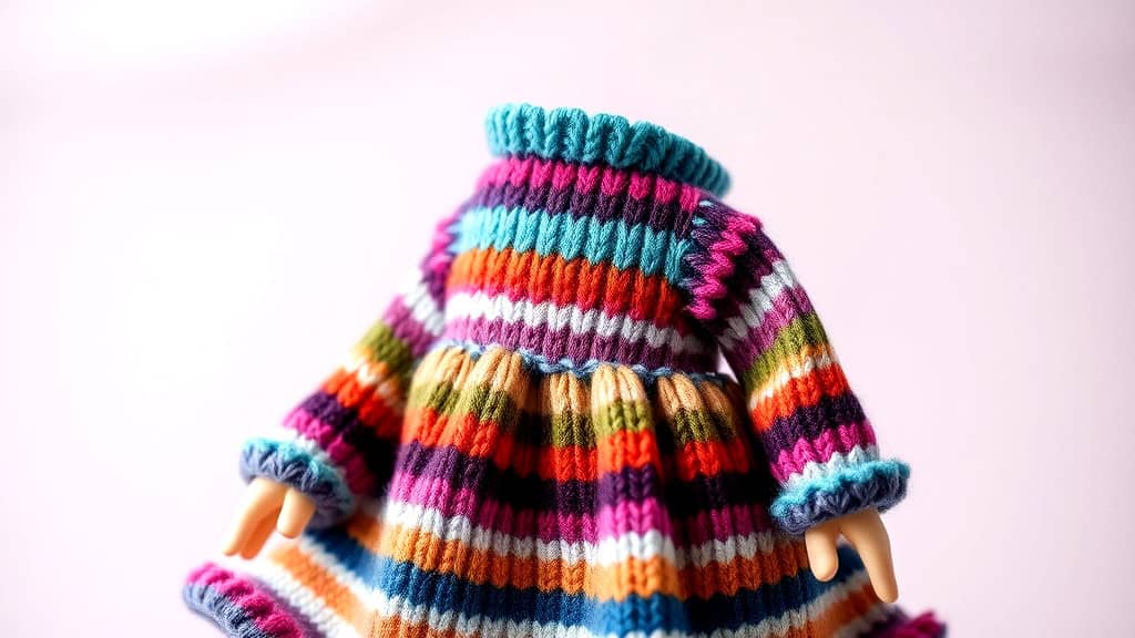 Striped Knit Dress