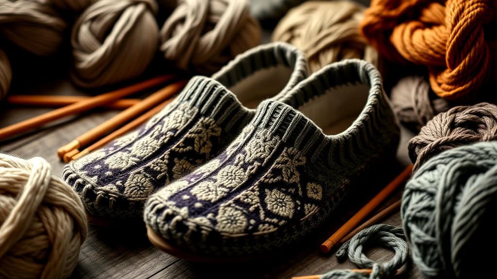 Free Knitting Patterns For Men's Slippers