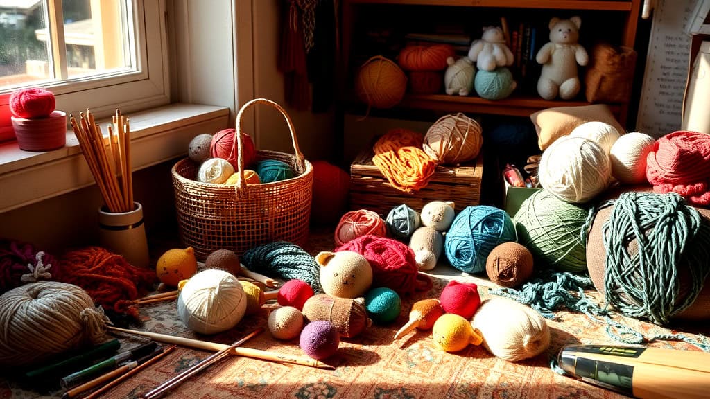 Essential Materials for Knitting Cat Toys