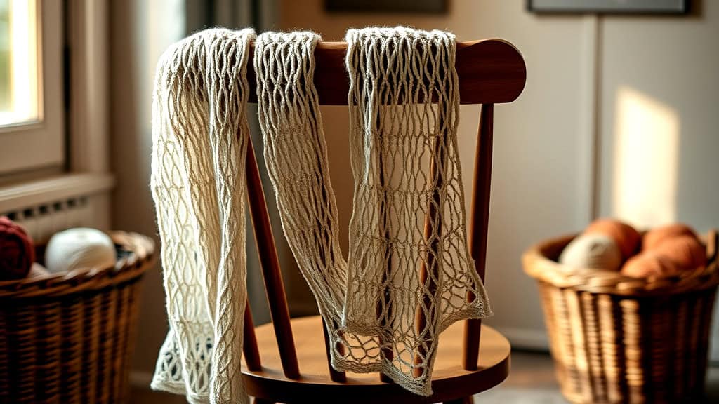 The Elegant Lace Ribbon Scarf