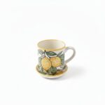 LEMON MUG WITH COASTER