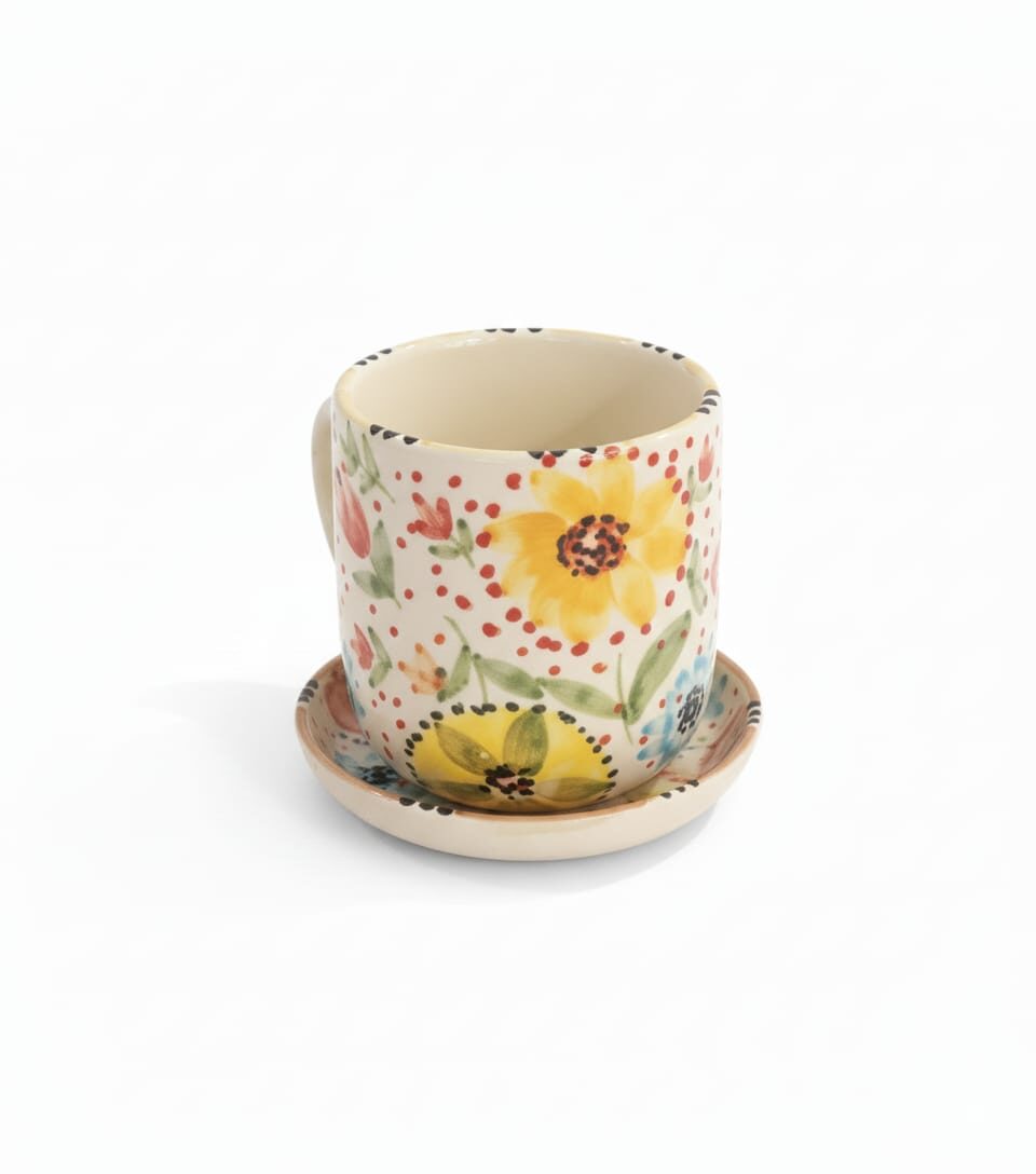 WhatsApp Image 2025-12-17 at 11.54.19 AM WILD FLOWER MUG WITH COASTER - Image 1