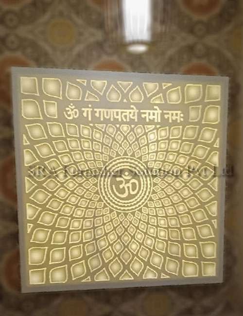 Corian 3D OM Backlit Panel