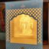 Radha Krishna Small Corian Mandir with Drawer