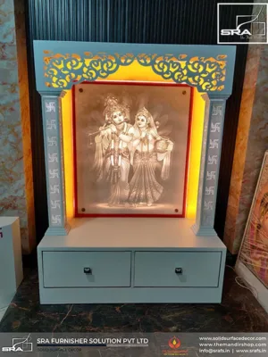 Corian Radha Krishna Mandir 42″